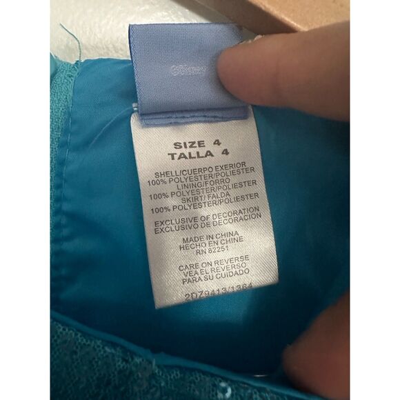 Disney Toddler Girl Multiple Layered & Sequence Girl Dress Size 4 - Picture 4 of 9